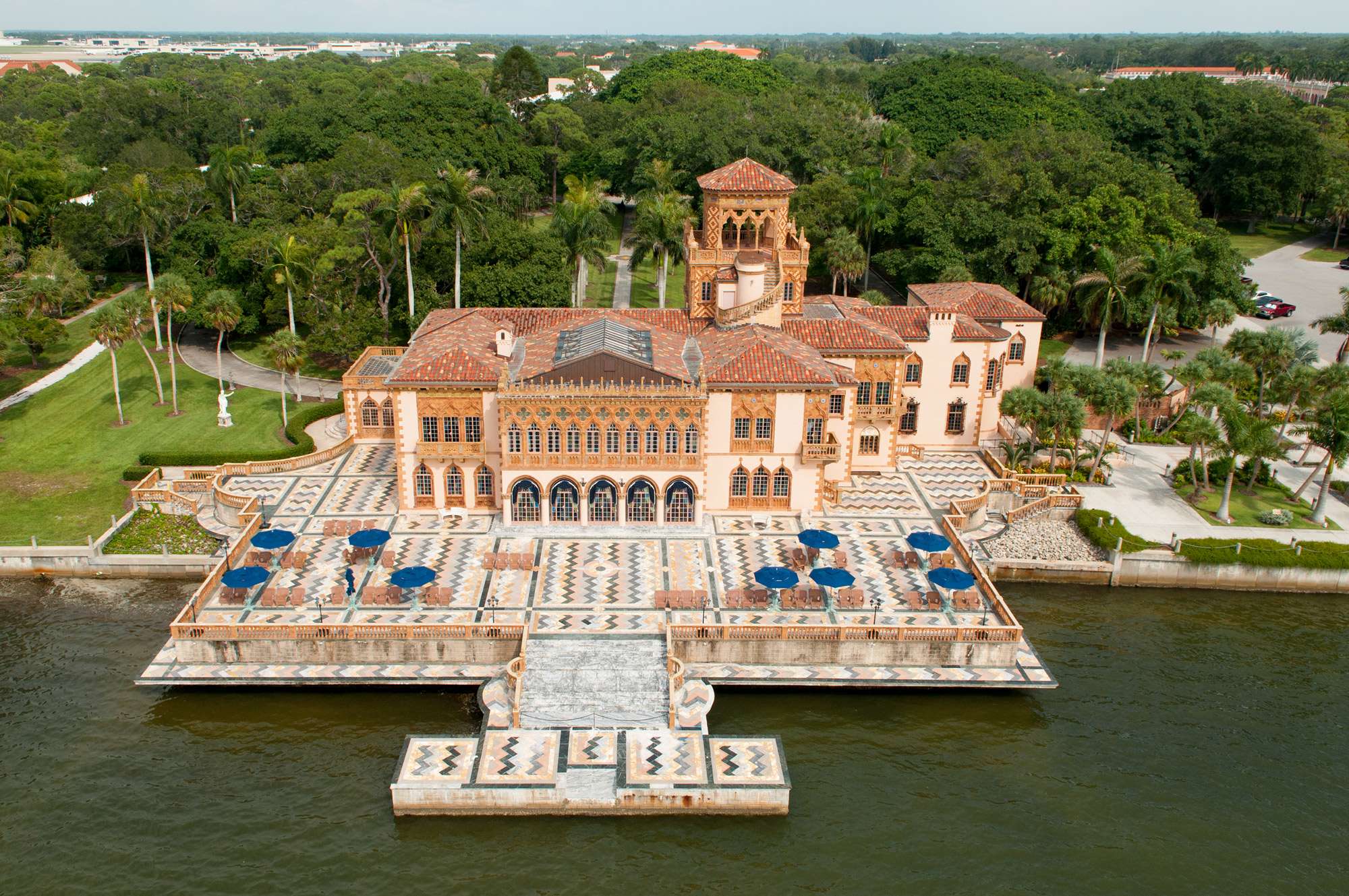Ringling's Сà d'Zan - view from above